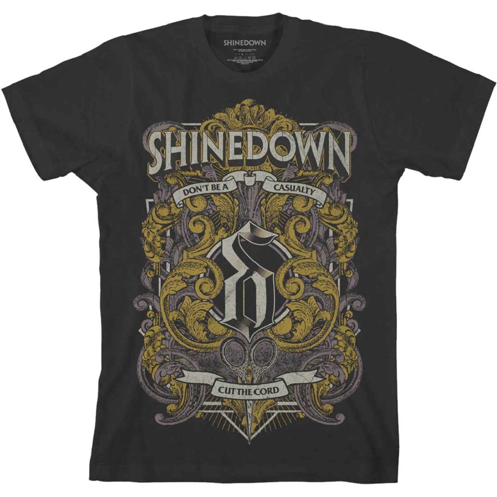 Shinedown - Ornamental Scissors Tshirt Homme - Noir
